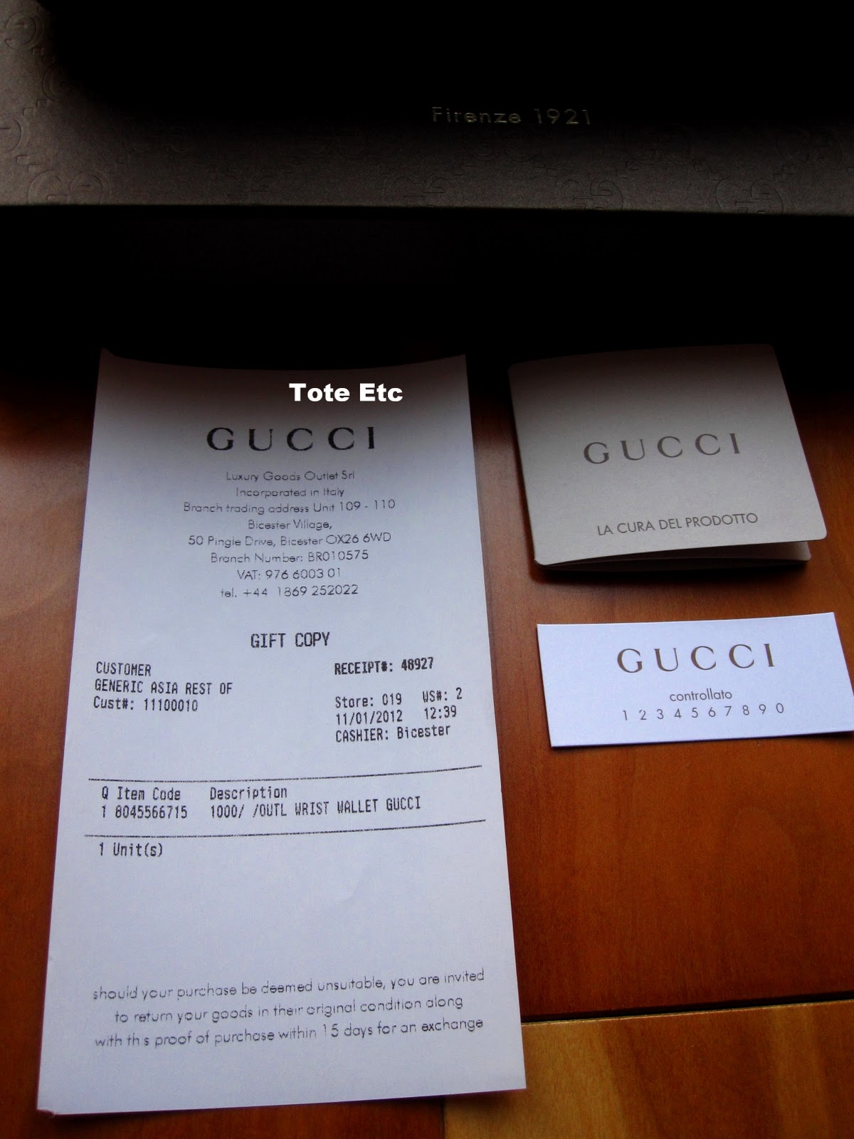 luxury goods outlet srl gucci
